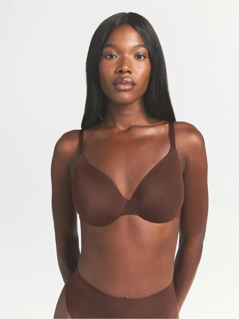 NWT skims full coverage lightly lined bra sz 40D cocoa (C)
